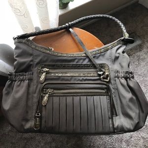 Brighton Silver Shoulder Bag